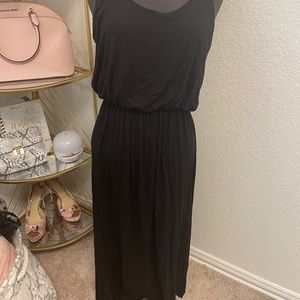 Simple Black maxi dress